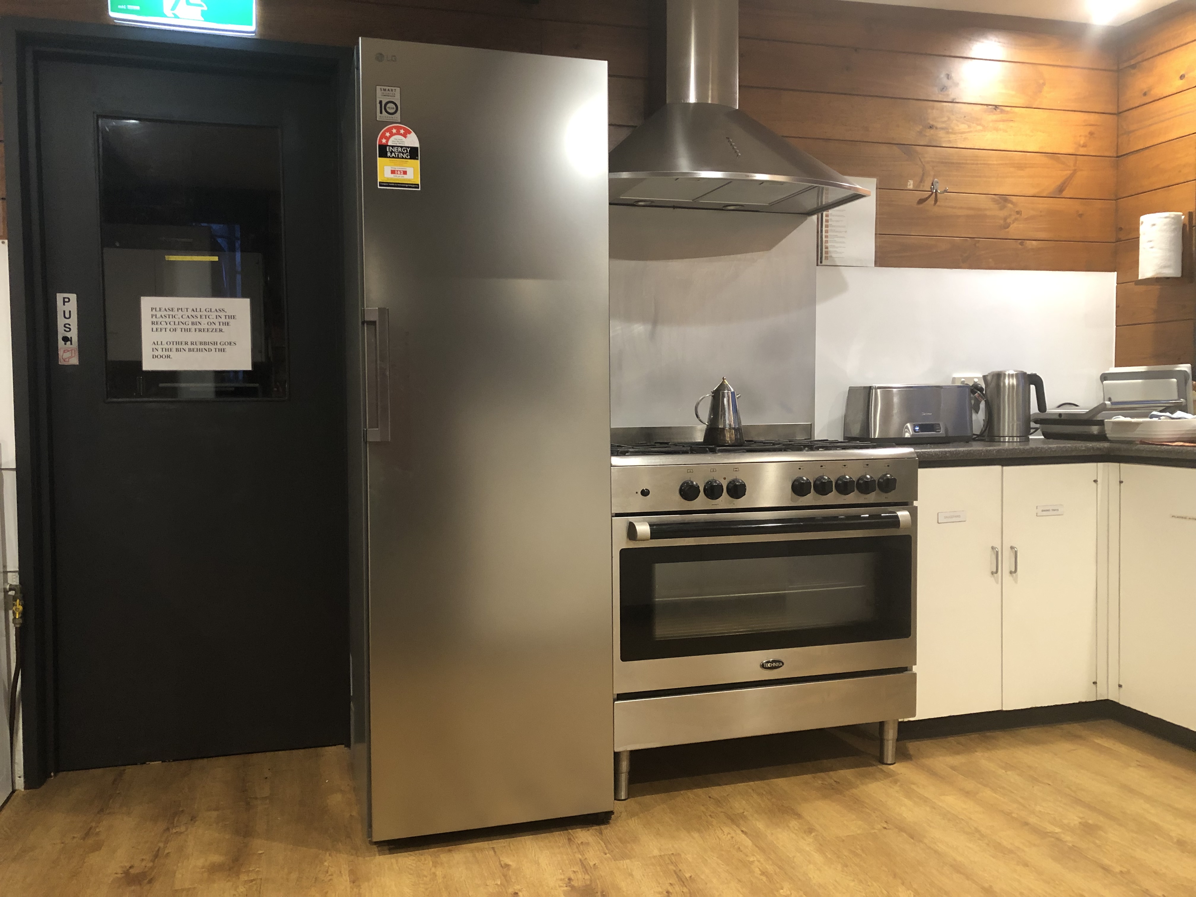 Self contained kitchen at Gliss Ski Club Mt Buller