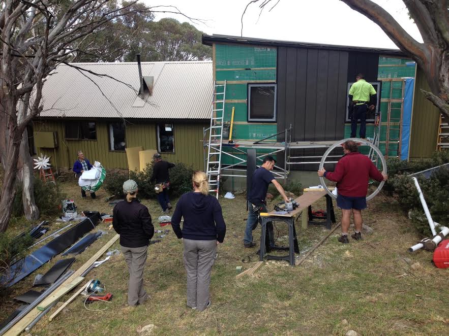 Working bees are carried out by the members and committee members each summer.