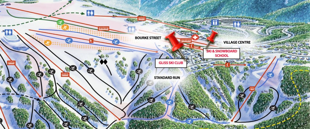Location is everything and Gliss offers ski in ski out on snow accomodation